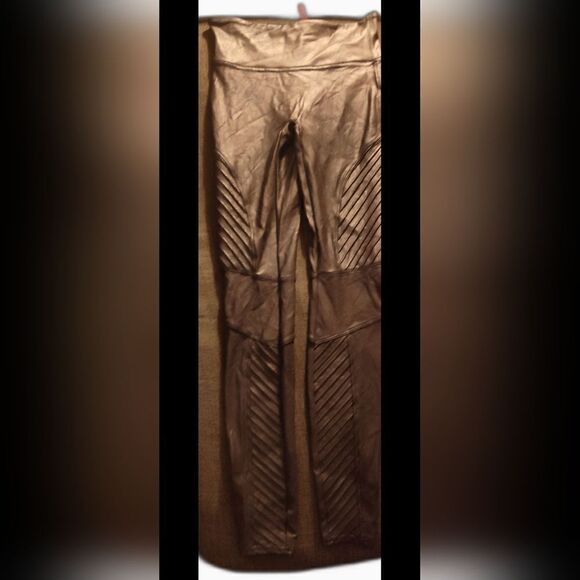 Spanx high waisted faux leather leggings - Picture 1 of 6